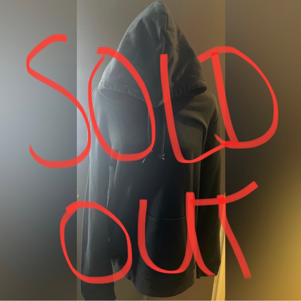 Black Drawstring Hoodie